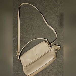 Kate Spade South Port Avenue Carmen Small Crossbody Sachel Gray Bag Purse